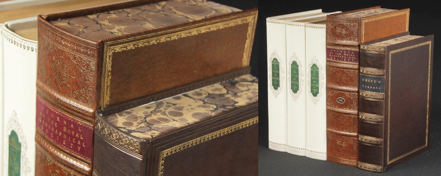 Faux fake books Antique spines