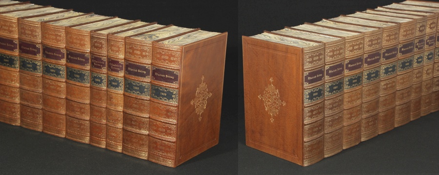 Faux fake books Antique spines