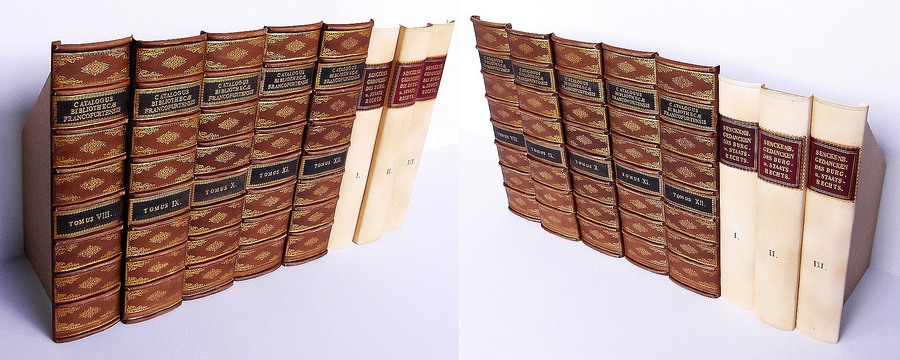 Fake Faux Book Leather Antique Spines
