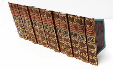 Book Spines old faux bookcase