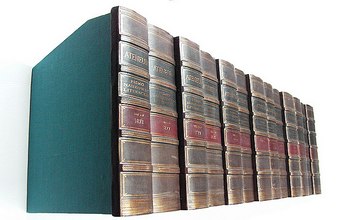 Book Spines old faux bookcase