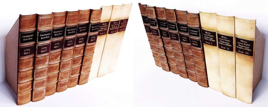 Fake Faux Book Leather Antique Spines