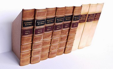 Book Spines old faux bookcase