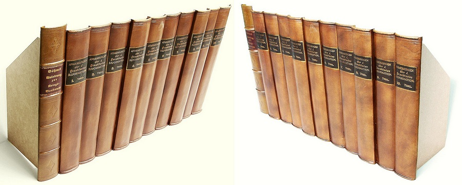 Fake Faux Book Leather Antique Spines