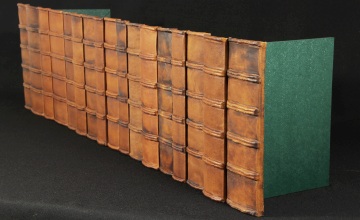 Genuine Leather Book Spines for Decorating