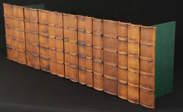 Genuine Leather Book Spines for Decorating