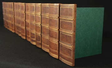 Genuine Leather Book Spines for Decorating