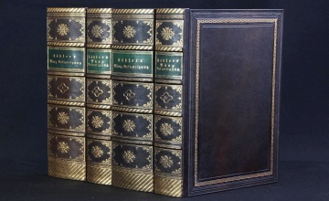 Genuine Leather Book Spines for Decorating