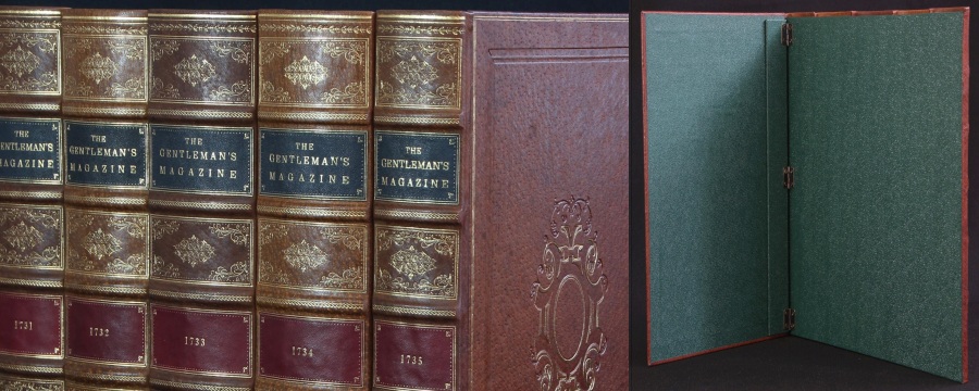 Genuine Leather Book Spines for Bookshelf