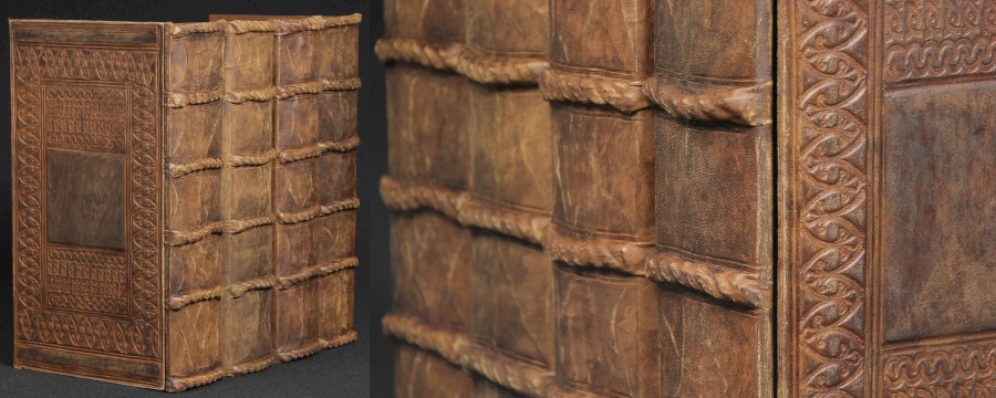 Genuine Leather Book Spines for Bookshelf