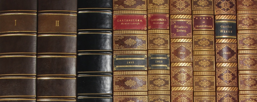 Replica Book Panels Vellum and Parchment Book Spines