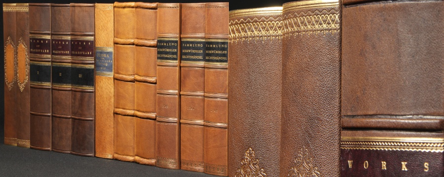 Replica Book Panels Vellum and Parchment Book Spines