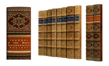 Book Spines old faux bookcase