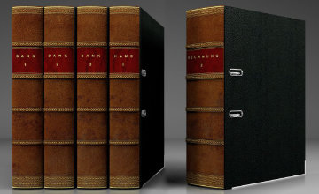 Box Files Leather Journal Holders