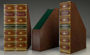 Genuine Leather Personalised Magazine Files