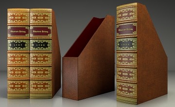 Genuine Leather Personalised Magazine Files