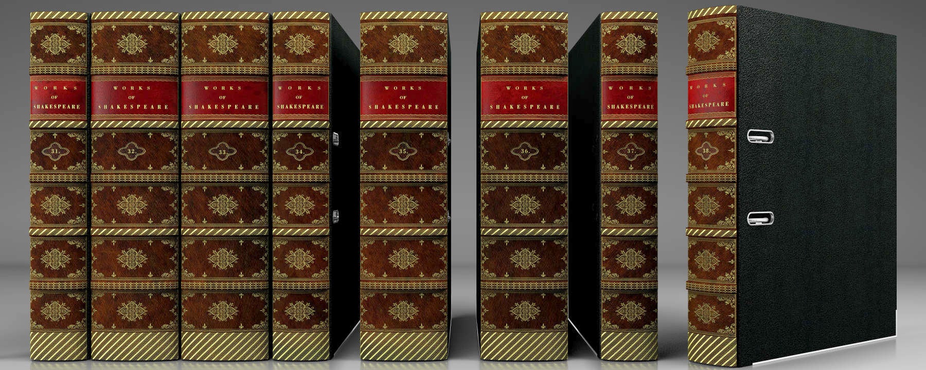 Genuine Leather Ring Binders