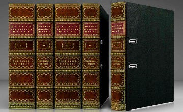 Genuine Leather Personalised Magazine Files