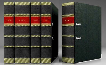 Genuine Leather Personalised Magazine Files