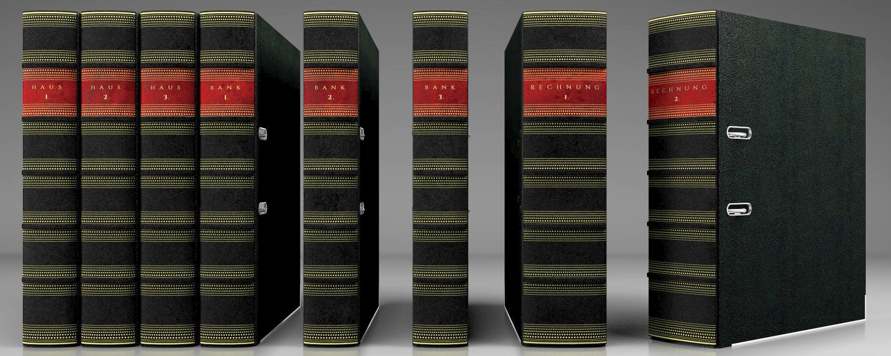 Genuine Leather Ring Binders