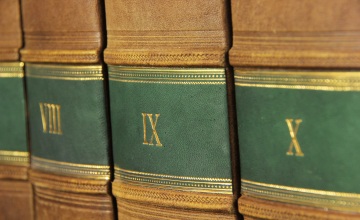Book Spines old faux bookcase